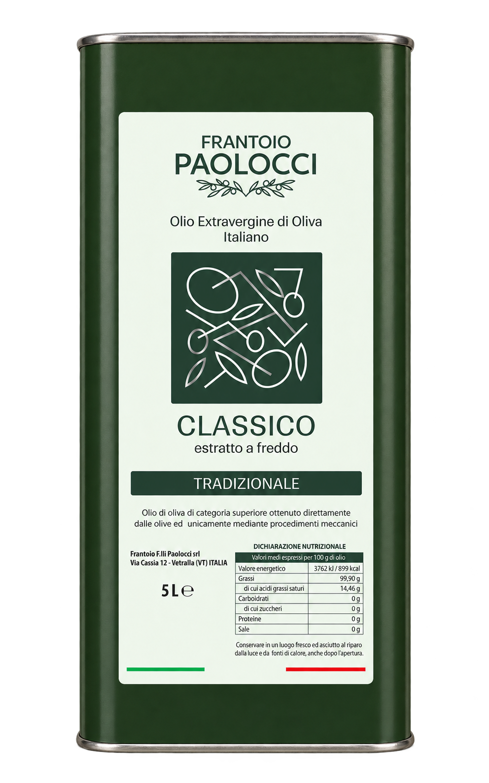 Olio Extravergine di Oliva Classico Tradizionale